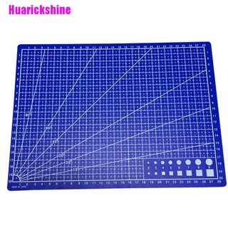 [Huarickshine] A4 Cutting New Craft Mat Printed Line Grid Scale Plate Leather Paper Board