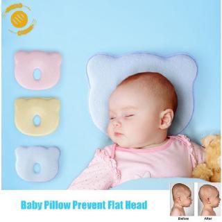 [LUCKY]Memory Cotton Breathable Infant Baby Shaping Pillow Prevent Flat Head Sleeping Support
