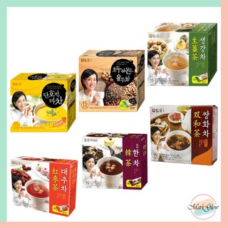 [DAMTUH] Korean Traditional Tea Walnut Almond/Jujube/Healthy Tonic Tea/Ginger/Sweet Pumpkin/Han Tea 15Pcs