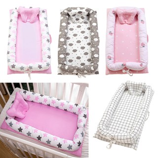 Sleeping Baby Bassinet Bed 90x50cm Newborn Portable Infant Lounger Crib