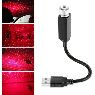 Car Roof Star Night Light, USB Star Lights, Romantic Projector Night Light, Portable Atmosphere Decorations Night Lamp for Car, Bedroom, Party, Ceiling, Walls
