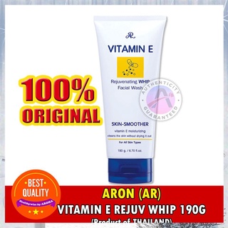 【Available】AR Vitamin e Rejuvenating WHIP Facial Wash 190g