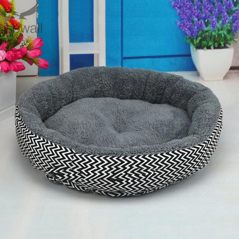 HL Large Round Pet Dog Cat Bed Mat Cozy Warm Soft House