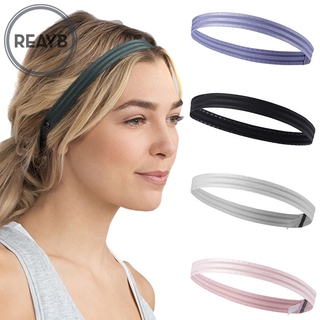 Reayb Yoga Silicone Antiperspirant Headband High Elasticity Non-slip Running Fitness Hair Band