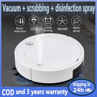 Sweeping Robot Vacuum Smart Automatic 4500Pa Cleaner Mist UV Disinfection Dust Sweeper (1)
