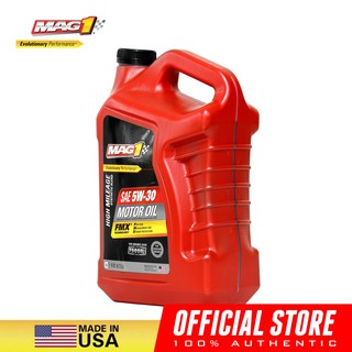 MAG 1 5W30 High Mileage Synthetic Blend Oil 5qt PN#66732 with FREE AnySafe V20 KF80 Face Mask (4)