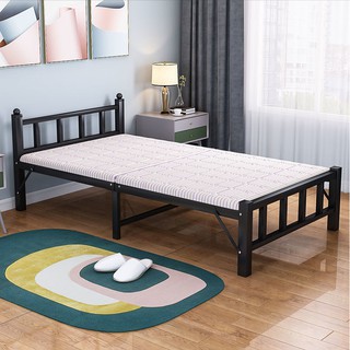 Folding bed1.8m*0.7m*0.55m single home lunch break office nap simple bed double rental room portable hard board bed Home Folding Bed Double Bed Portable Bed Folding Single Bed Home Office Living Room Folding Double Bed Folding Furniture Office Furniture (1)