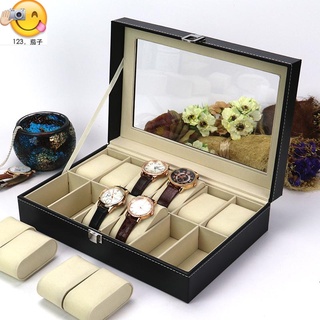 ☆♨☆Watch Box PU leather watch box jewelry storage watch organiser (7)