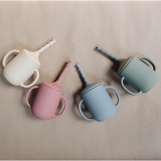 BAMBINA BUTTON STRAW CUPS (free cleaning brush)