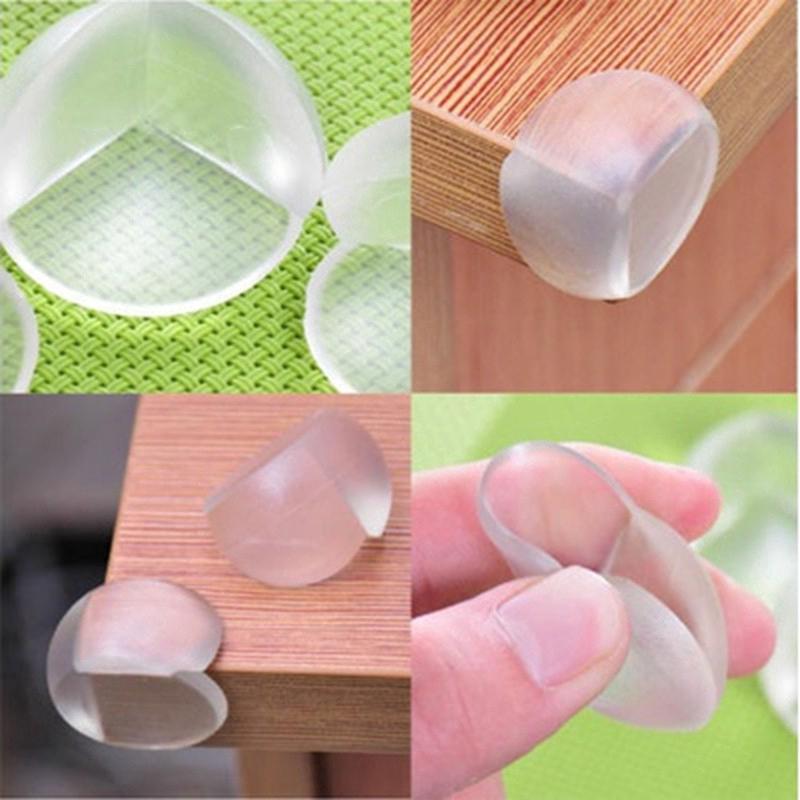 10Pcs Baby Safety Silicone Guards Cushion Table Corner Protector Edge Proofing