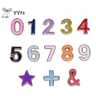 Initial Ch Letter Beads 0-9 Number Spacer Beads Multicolour I3PH