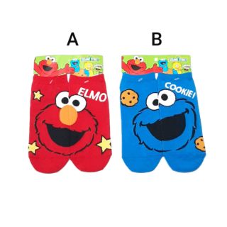 ICONIC SOCKS - Sesame Street Elmo, Cookie Monster - Korean Socks