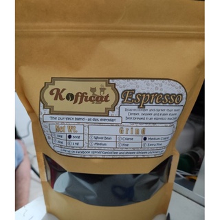 Espresso coffee beans/coffee grounds, 250g