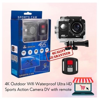 4K Outdoor Wifi Waterproof Ultra HD Sports Action Camera DV with remote
