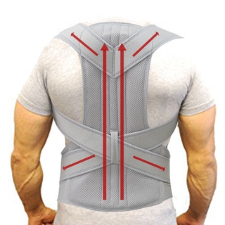 Adjustable Posture Corrector Lumbar Back Support Brace Breathable Deportment Corset for Spine Back S