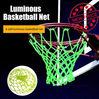 1Pc Green Fluorescent Basketball Net Luminous Basketball Net Sports Hoop Ni K9E4