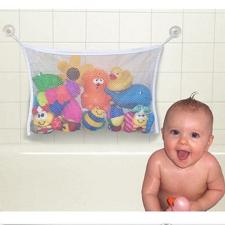 body bag☒✨ Kimi ๑ Baby Toy Mesh Bag Bath Bathtub Doll Organizer Suction Bathroom Stuf