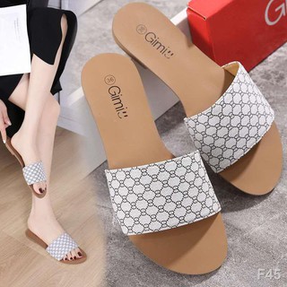 ☑✘New fashion flat sandals for womens Flip Flops Flat Sandals Indoor Slippers Summer men's and women