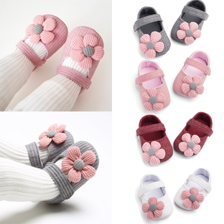 Newborn Lovely Flower Shoes Footwear Baby Girls Anti-skid Prewalker