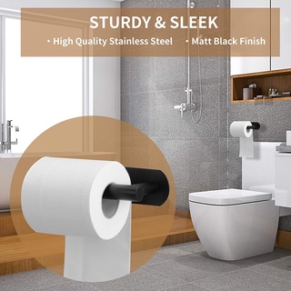 Toilet Paper Holder No-Drill Self Adhesive Stainless Steel Bathroom Kitchen Roll Paper Accessory Ti