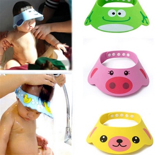 Adjustable Baby Shower Hat Toddler Kids Shampoo Bathing Shower Cap Wash Hair Shield Direct Visor Cap