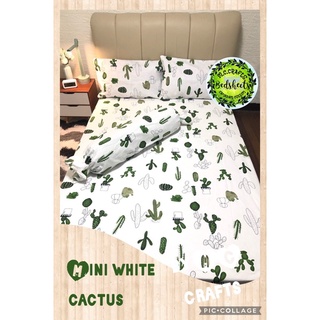 CRAFTS CACTUS SMALL WHITE CANADIAN COTTON BEDSHEET SETS