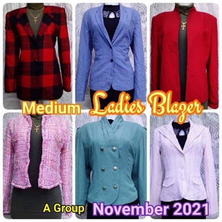 A: MEDIUM - Ladies Blazer - Office, Formal, Corporate, OOTD Attire