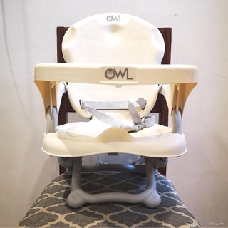 Owl Baby High Chair Converter / Travel Booster Seat / Baby Chair with free cushion and bag (7)
