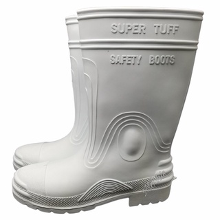 【spot goods】♟❆Ladies 'SUPER TUFF' High-cut heavy-duty safety and Rainboots (White)