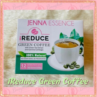 Jenna Essence iReduce Green Coffee with Green Tea Extract and Garcina Cambogia Stevia (12 Sachets)