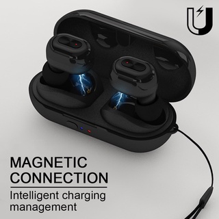 9% wireless Bluetooth headset tws5.0 stereo sports earbuds with charging compartment (1)