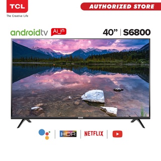TCL 40 Inch Full HD LED AI Smart TV Android 8.0 With Free Wall Bracket
