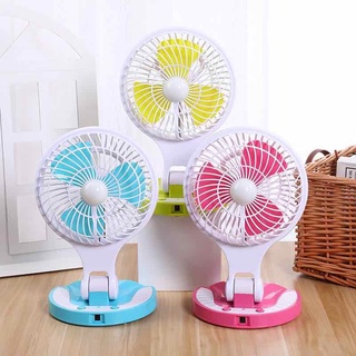 Rechargeable mini electric fan With Portable LED Light 5580 mini fans