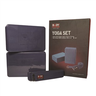 Body Sculpture – Yoga Set (BB-606-B)(EVA Foam)(1pc Strap)(Fitness Exercise)(Fitness Accessories) Fc_