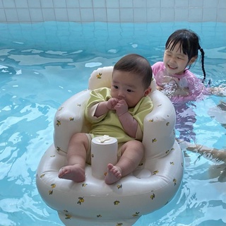 [Fast delivery] Multifunctional Cute Baby Inflatable Seat Inflatable Bathroom Sofa Learning Eating Dinner Chair Bathing Stool Baby Learning Sit Chair (6)