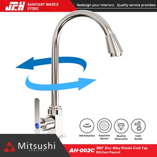 Mitsushi AH-002C 360° Zinc Alloy Rotate Cold Tap Kitchen Faucet