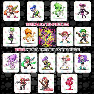 Nintendo Switch Splatoon2 Amiibo Cards 16Pcs Full Set NFC Tag Game Cards Marina Lnkling For amiibo Switch/Wii U With card set in stock