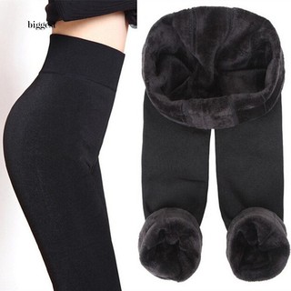 ☆BIG☆Solid Color Women's Stretch Thicken Leggings Warm Skinny Pants Footless Tights