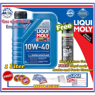 Liqui Moly Super Leichtlauf 10W-40 Synthetic Technology 1 Liter Gasoline and Diesel Engine Oil