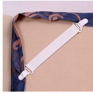 4pcs/set Bed Sheet Mattress Blankets Elastic Grippers Fasteners Clip Holder (4)