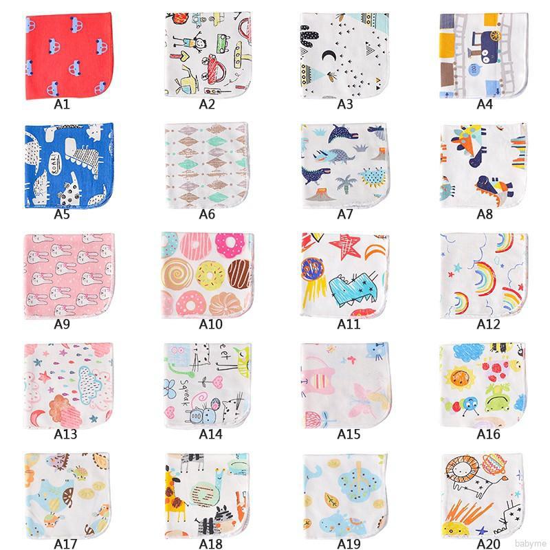 25*25cm Infant Towels Soft Cartoon Print Towels (3)