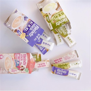 Imported from Japan AGF BlendyMatcha White Peach Black Tea Cocoa Instant Latte Oulei Milk Tea
