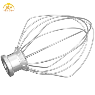 【On Sale】Stainless Steel Wire Whip Mixer Attachment for Kitchenaid K45Ww 9704329 Flour Cake Balloon Whisk Egg Cream Stirrer