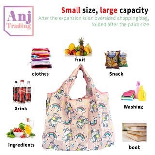 Portable Reusable Foldable Recycle Storage Handbag Shopping Bag Tote Bag Eco Bag