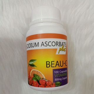 100% Authentic Beau-C Rosehips Sodium Ascorbate Non Acidic Vitamin C 500mg