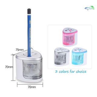 Multi-functional Automatic Electric Pencil Sharpener Battery Operated with 2 Holes(6-8mm / 9-12mm) (3)