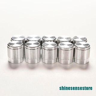 LWSX <SH>10PCS Aluminum Knobs Rotary Switch Potentiometer Volume Control Pointer Hole 6mm