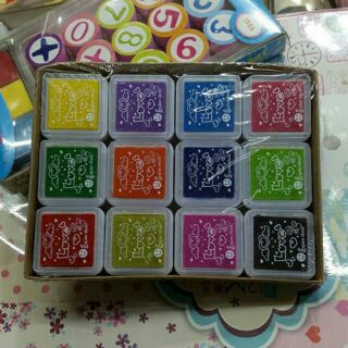 FUNandSMART 12 Piece Stamp pads Set