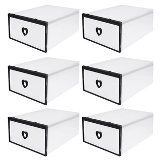 Phoebe's DIY transparent clear heart/circle shoe box organizer drawer type (4)