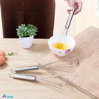 (8/10/12 Inches) Stainless Steel Egg Beater Hand Whisk Mixer Kitchen Tools ada